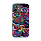 "Neon Nocturne" NEON Owls Tough Phone Case