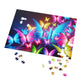 NeonButterflyFlock. - Neon Butterflies Puzzle30, 110, 252, and 1000 Pieces