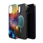 Neon Flight Fantasy Neon Butterflies Premium Art Magsafe Magnet Tough IPhone 13 14 15 Pro Plus Max and Mini in Matte and Glossy Phone cases