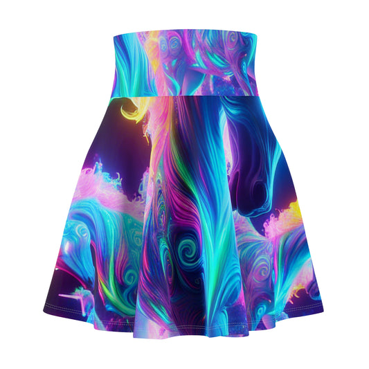 Pietro del Conte -NEON Unicorns Woman' Skater Skirt
