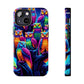 Neon Nocturne. NEON Owls Tough Phone Case