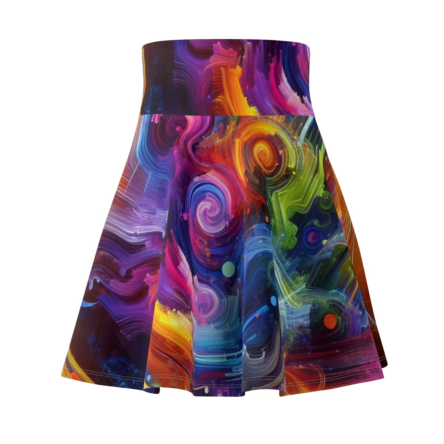 Giovanni Musintini - Trippy Infity Patterns Woman's Skater Skirt