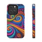 Neon Infinity Illusionz. Trippy Infinity Patterns Tough Phone Case