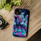 Neon Unicorn Prism. Neon Unicorns Premium Art Magsafe Magnet Tough IPhone 13 14 15 Pro Plus Max and Mini in Matte and Glossy Phone cases