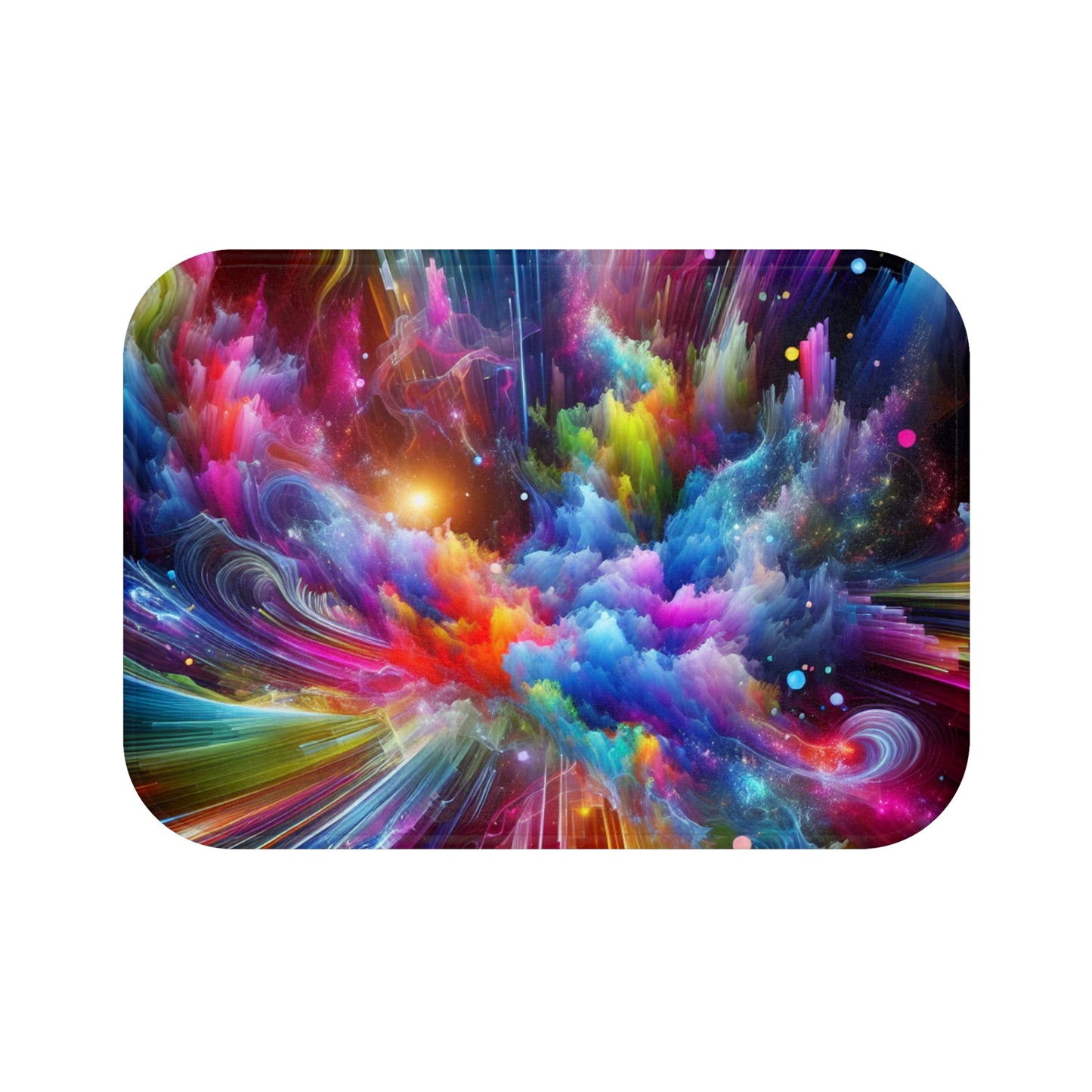 Alessandro Velasco - Trippy Infity Patterns Art Bath Mat