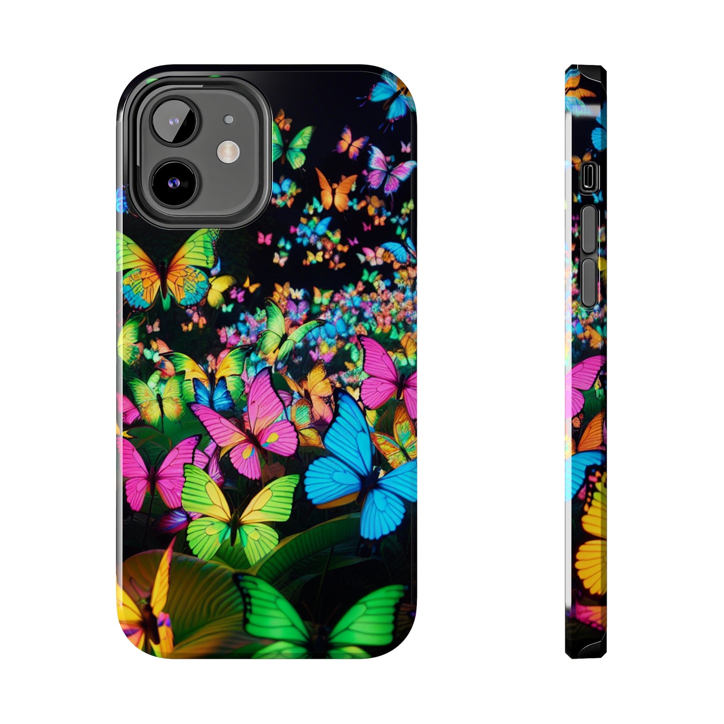 Neon Butterfly Congregation. NEON Butterflies Tough Phone Case