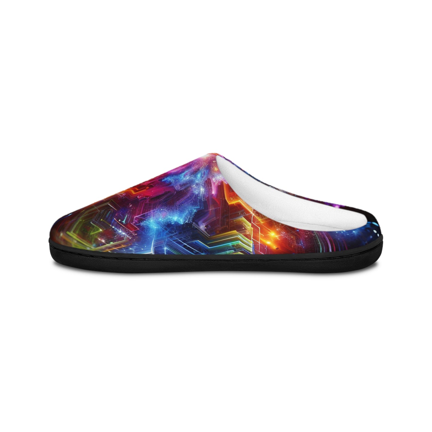 Benedetto Raffaello - Trippy Infity Patterns Men's Indoor Slippers