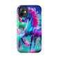 "Rainbow Dreams in Neon" NEON Unicorns Tough Phone Case