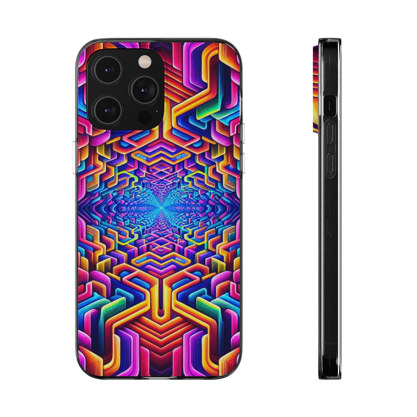 Vibrant Trippin' Infinity Infinity Patterns Art Polycarbonate Phone Case