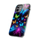 "Electric Flutterby Glow" NEON Butterflies Tough Phone Case