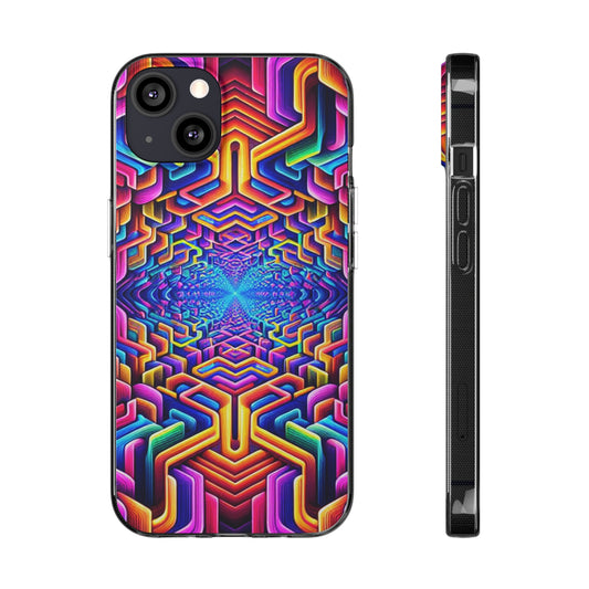 Vibrant Trippin' Infinity Infinity Patterns Art Polycarbonate Phone Case