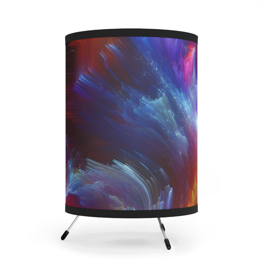 Agostino Salvi - Trippy Infity Patterns Art Tripod Lamp