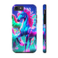 "Rainbow Dreams in Neon" NEON Unicorns Tough Phone Case