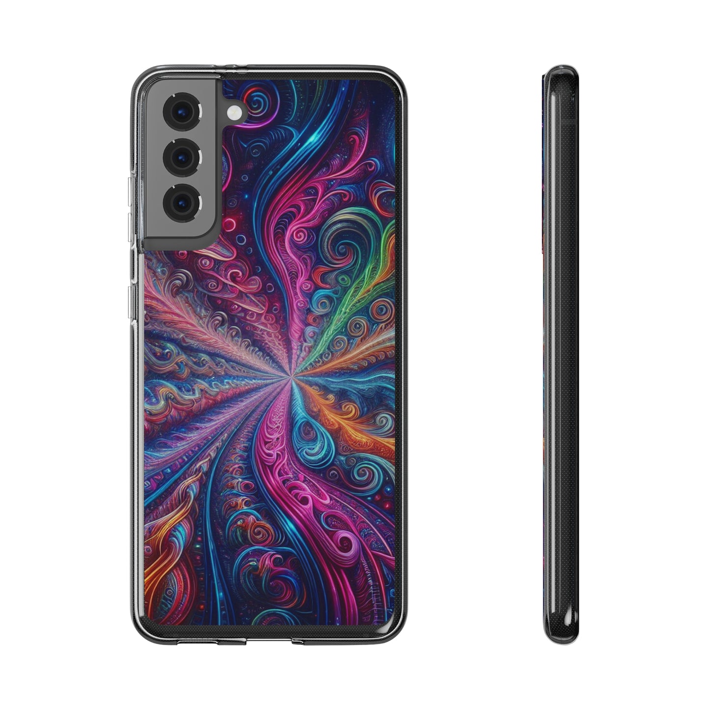 "Infinite Electrify" Infinity Patterns Art Polycarbonate Phone Case