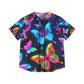 "Rainbow Butterfly Flight" Neon Butterflies Womans Jersey