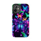 "Vibrance in Flight" NEON Butterflies Tough Phone Case
