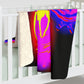 "Night Symphony" - NEON Owls Art Sherpa Blanket