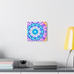 Vivid Cosmic Lightsphere Trippy Infinity Patterns Art Canvas