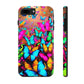 "Neonardie's Dreamscape" NEON Butterflies Tough Phone Case
