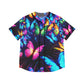 "Vibrant Neon Flutterby Dance" Neon Butterflies Womans Jersey