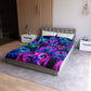 Gianni da Firenze - NEON Owls Microfiber Duvet Cover