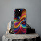 Neon Infinity Vortex Infinity Patterns Art Polycarbonate Phone Case