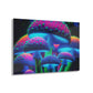 Neon Fungi Flourish. Mushrooms 1/4" Glossy Acrylic Art