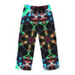 TDB Neon Infinity Inferno. Trippy Infinity Patterns Mens Pajama Pants