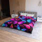 Pietro da Bergamo - NEON Butterflies Microfiber Duvet Cover