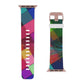 "Neon Technospark Reflection" - Trippy Infinity Patterns Iwatch Band