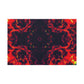 Phantasmal Neon Infinity Groove. Trippy Infinity Patterns Art Canvas