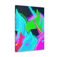 Neon Magical Joyride NEON Unicorns Art Canvas