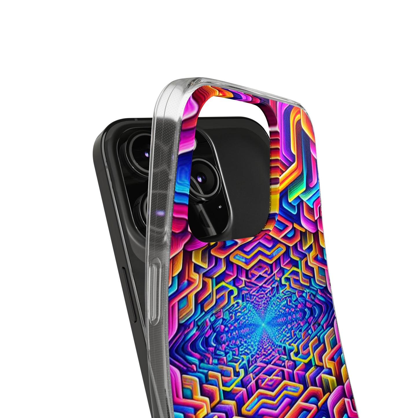 Vibrant Trippin' Infinity Infinity Patterns Art Polycarbonate Phone Case