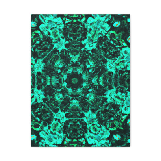 Cosmic Synesthesia Explosion. Trippy Infinity Patterns Art Canvas