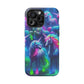 Vivid Dreamscape of Neon Unicorns Neon Unicorns Premium Art Magsafe Magnet Tough IPhone 13 14 15 Pro Plus Max and Mini in Matte and Glossy Phone cases