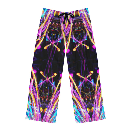 TDB Psychedelic Mandala Cosmos. Trippy Infinity Patterns Mens Pajama Pants