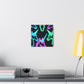 Neon Unicorn Magic. NEON Unicorns Art Canvas