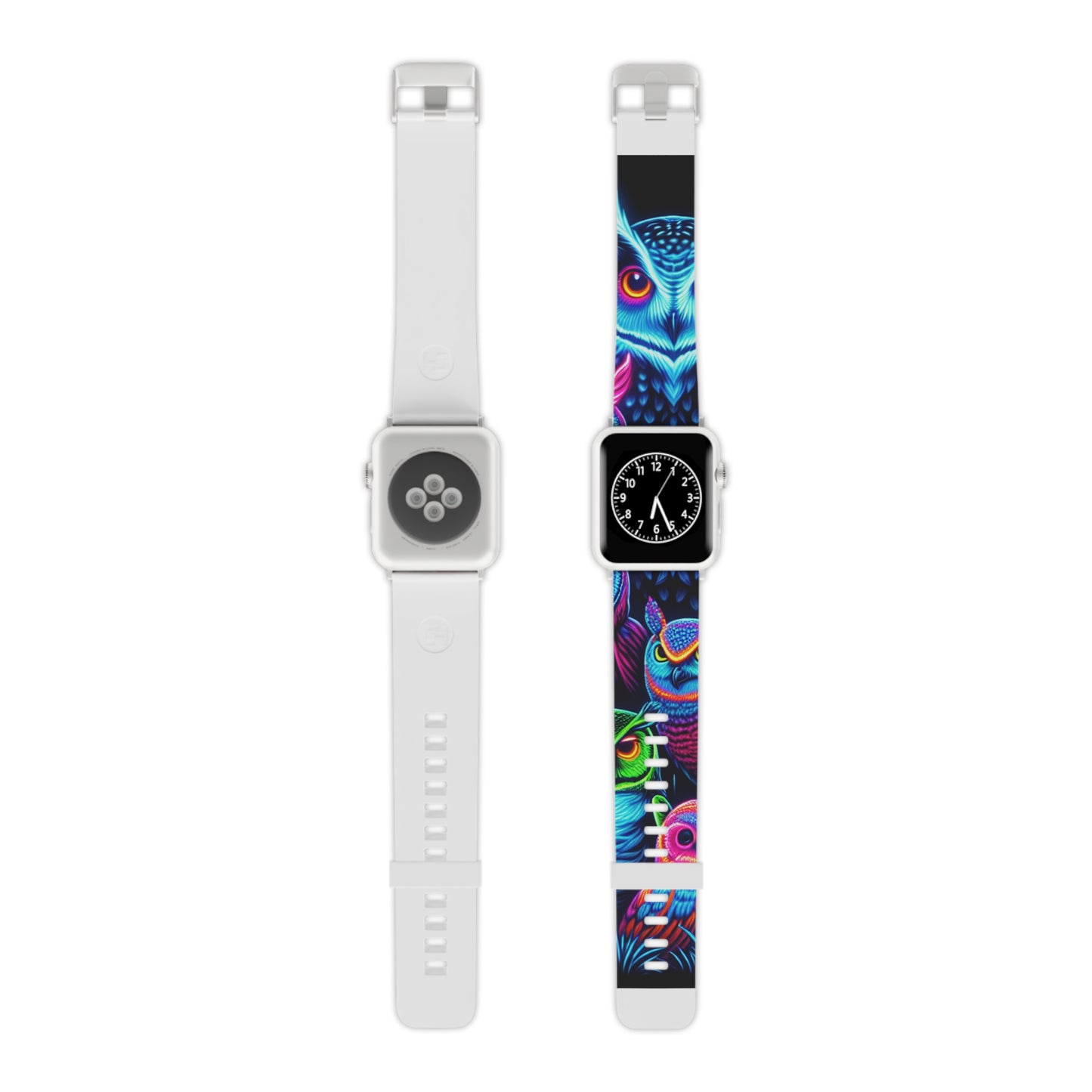 "Vivid Nocturnal Utopia" - NEON Owls Iwatch Band