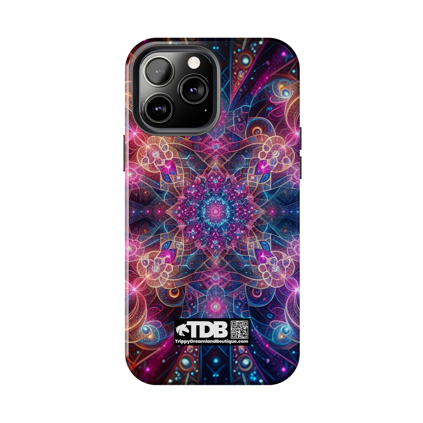 TDB Vibrant Infinity Ozonetics. Trippy Infinity Patterns Tough Phone Case