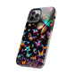 Neon Butterflies Dance NEON Butterflies Tough Phone Case Iphone 6 7 8 9 10 11 12 13 14 SE X XR XS Pro Max Mini Plus
