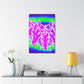 Neon Splendor Unicorns. NEON Unicorns Art Canvas
