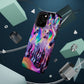 Neon Wonderland Unicorns Neon Unicorns Premium Art Magsafe Magnet Tough IPhone 13 14 15 Pro Plus Max and Mini in Matte and Glossy Phone cases