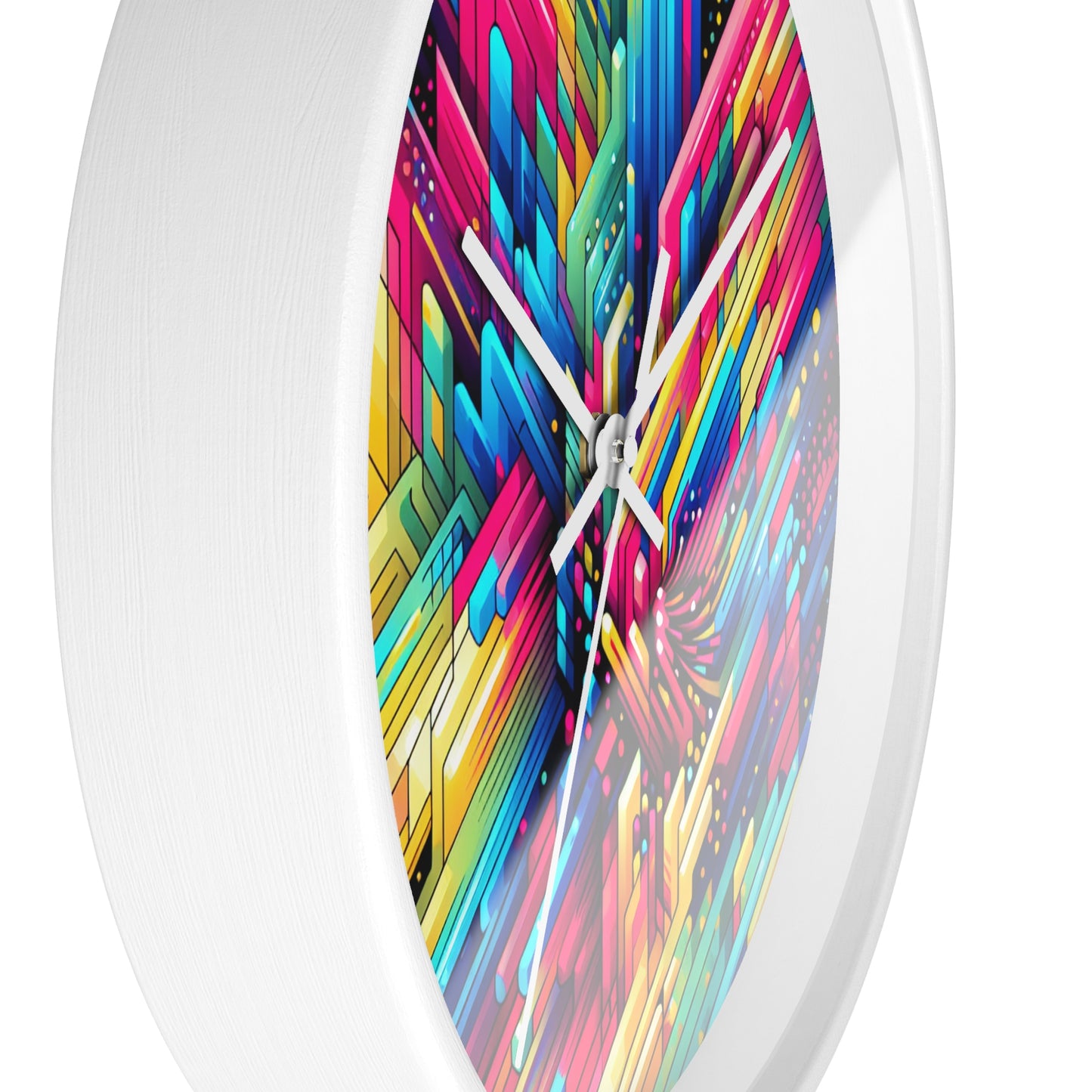Zenobius De Vrye - Trippy Infinity Patterns Wall Clock