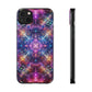Neon Infinity Maze. Infinity Patterns Art Polycarbonate Phone Case