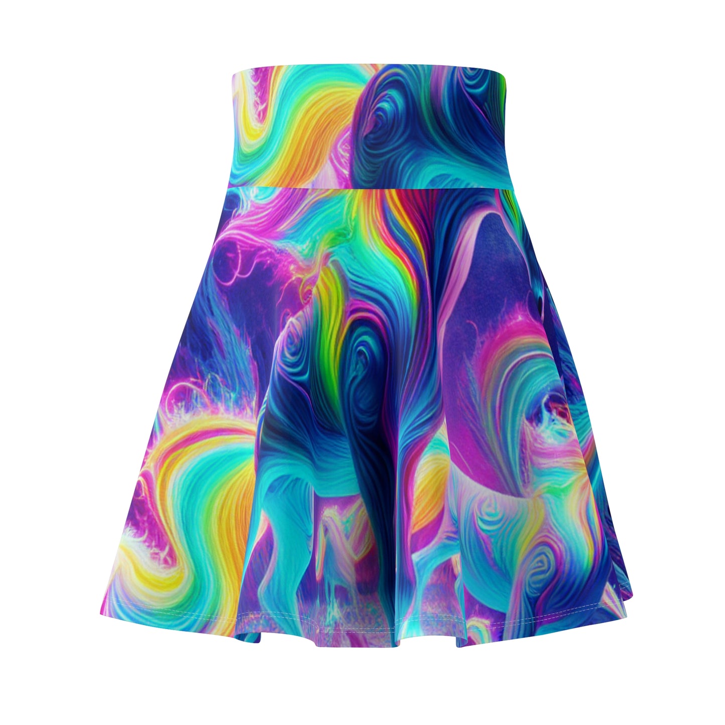 Giancarlo di Fiore -NEON Unicorns Woman' Skater Skirt