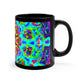 Cosmic Chromatic Chaos. Trippy Infninty Patterns 11oz Black Mug