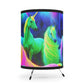 "The Mystic Illumination of the Unicorn Posse" - NEON Unicorns Art Tripod Lamp