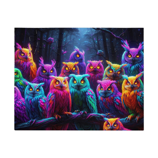 Neon OwlFlock - Neon Owls Puzzle