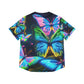 Neon Butterfly Glowscape Neon Butterflies Womans Jersey