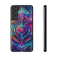 Neon Infinity Vortex Infinity Patterns Art Polycarbonate Phone Case